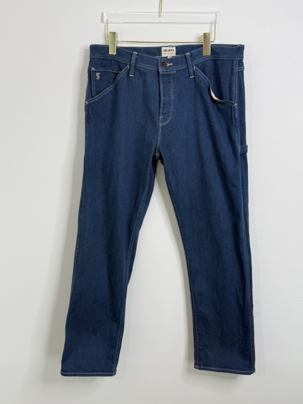 Todd Snyder Selvedge Denim Carpenter Jeans Japan Straight Fit Sz 34 x 30 Blue